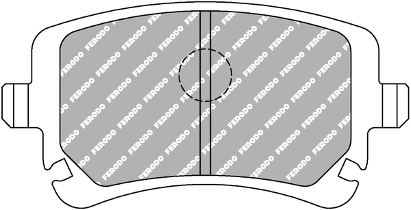 Brake Pad Set, disc brake (FCP1655H)
