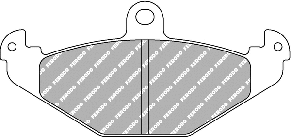 Brake Pad Set, disc brake (FCP1560H)