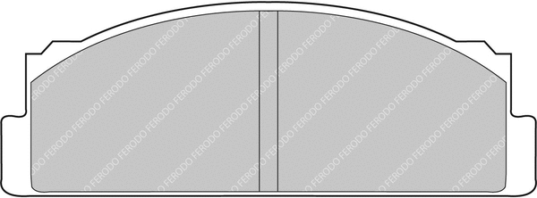 Brake Pad Set, disc brake (FCP22H)