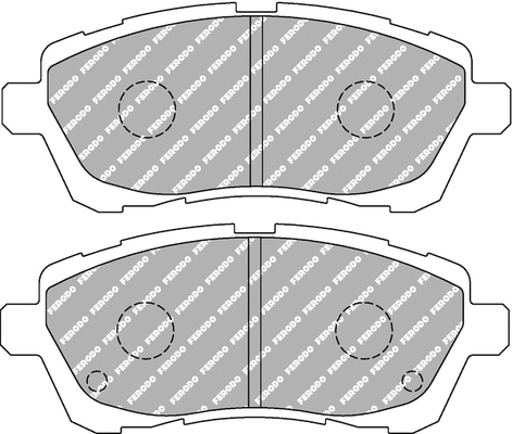 Brake Pad Set, disc brake (FCP4426H)