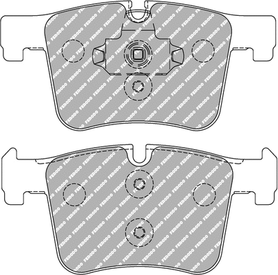 Brake Pad Set, disc brake (FCP4394H)