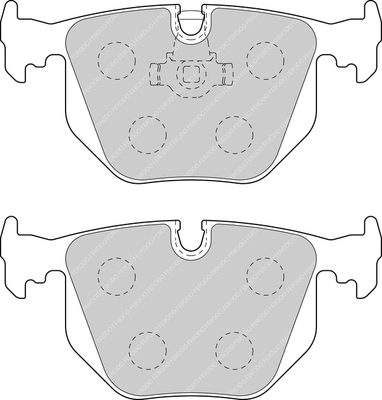Brake Pad Set, disc brake (FCP1483H)