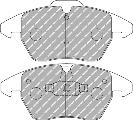 Brake Pad Set, disc brake (FCP1641H)