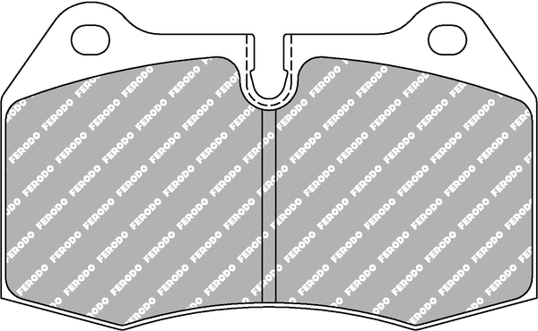 Brake Pad Set, disc brake (FCP1561H)