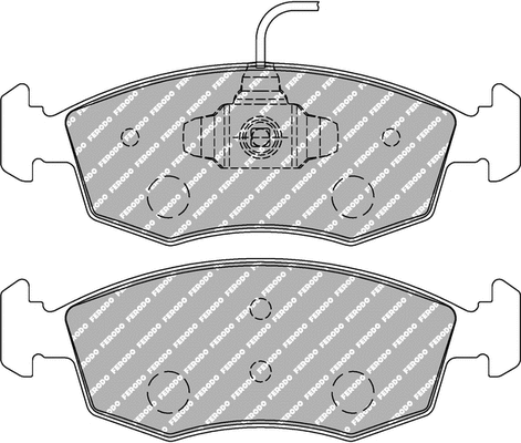 Brake Pad Set, disc brake (FDS4353)