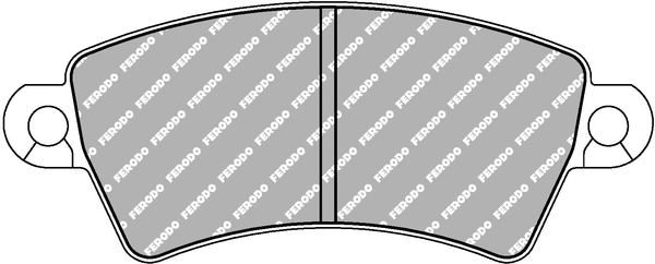Brake Pad Set, disc brake (FCP1370H)