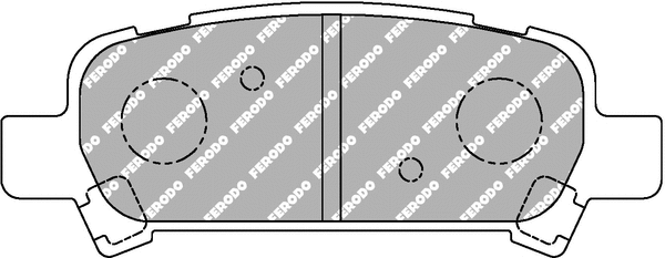 Brake Pad Set, disc brake (FCP1333H)