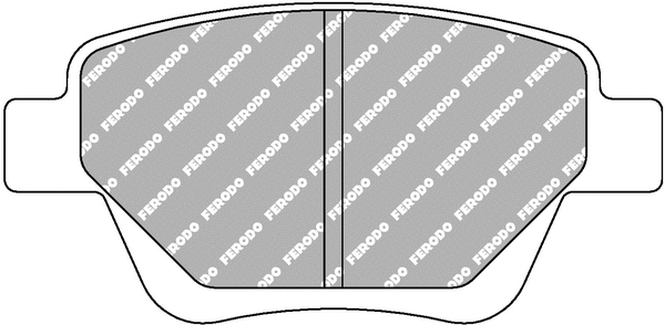Brake Pad Set, disc brake (FCP4316H)