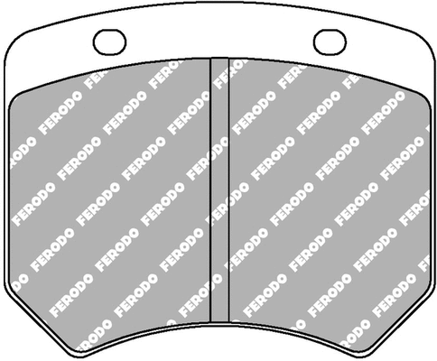 Brake Pad Set, disc brake (FCP825C)
