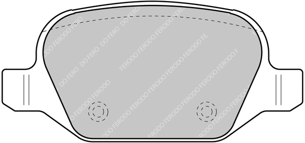 Brake Pad Set, disc brake (FDS1349)