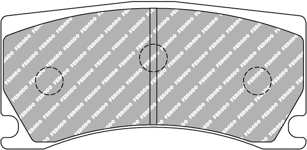 Brake Pad Set, disc brake (FRP3135H)