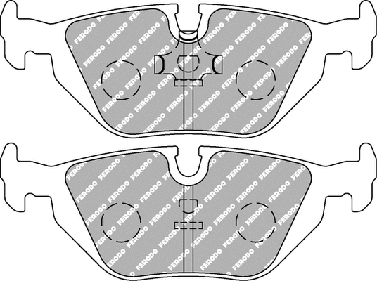 Brake Pad Set, disc brake (FCP850H)