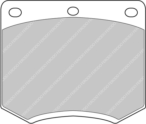 Brake Pad Set, disc brake (FCP167C)