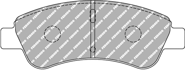 Brake Pad Set, disc brake (FCP1399H)