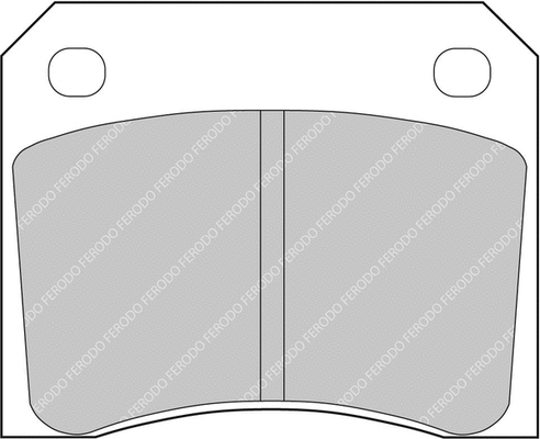 Brake Pad Set, disc brake (FCP815C)