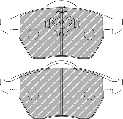 Brake Pad Set, disc brake (FCP1323H)