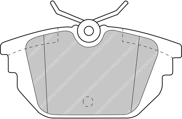 Brake Pad Set, disc brake (FCP1113H)