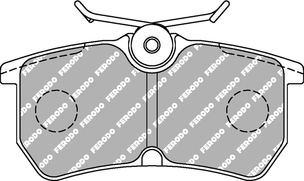 Brake Pad Set, disc brake (FCP1319H)