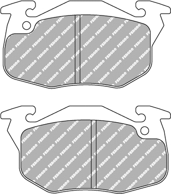Brake Pad Set, disc brake (FCP393H)