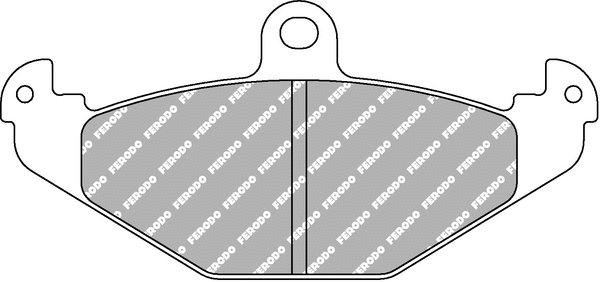 Brake Pad Set, disc brake (FCP878H)