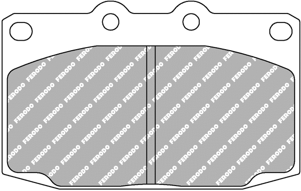 Brake Pad Set, disc brake (FCP483H)