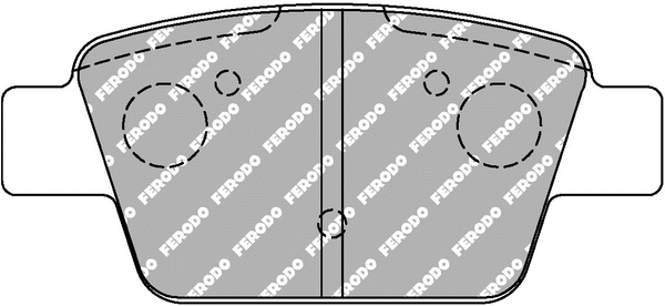 Brake Pad Set, disc brake (FCP1469H)