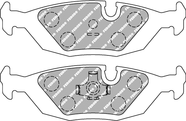 Brake Pad Set, disc brake (FCP296H)