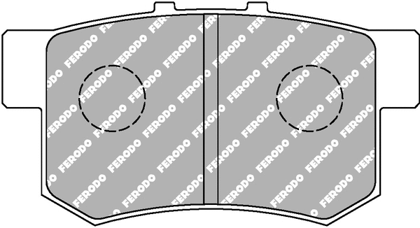 Brake Pad Set, disc brake (FCP956H)