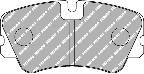 Brake Pad Set, disc brake (FCP546H)