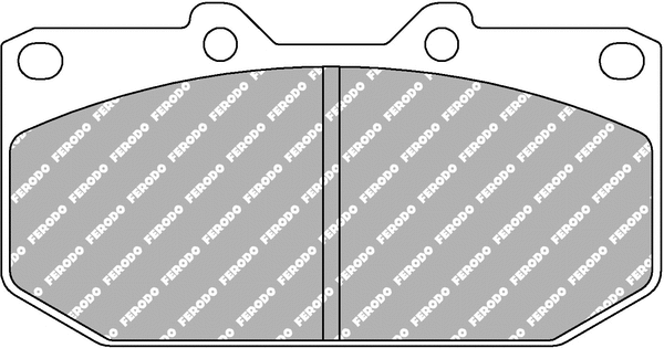 Brake Pad Set, disc brake (FCP986H)