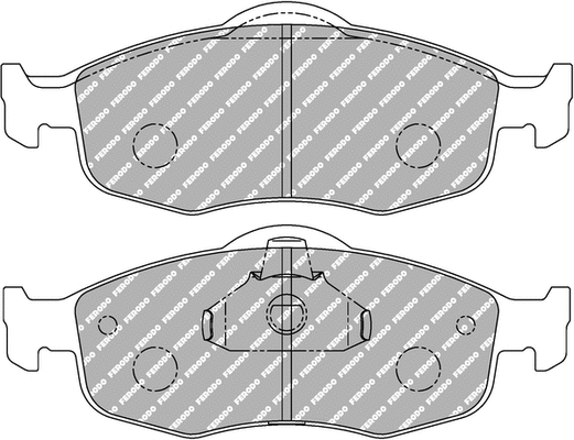Brake Pad Set, disc brake (FCP766R)
