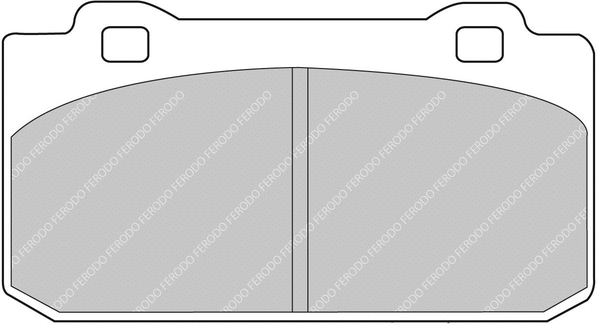 Brake Pad Set, disc brake (FCP441R)