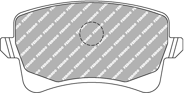 Brake Pad Set, disc brake (FCP4050H)
