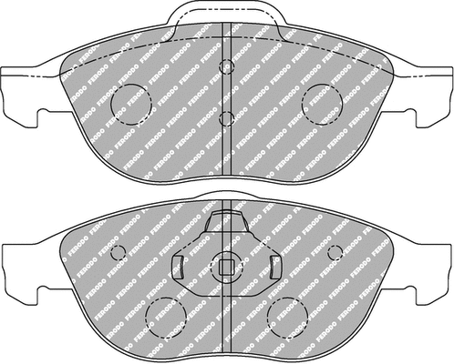 Brake Pad Set, disc brake (FCP1134H)