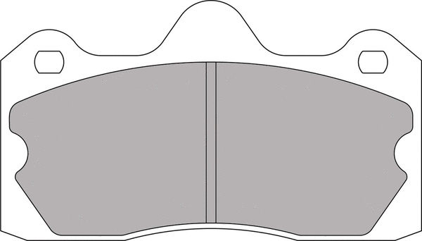 Brake Pad Set, disc brake (FRP3115H)