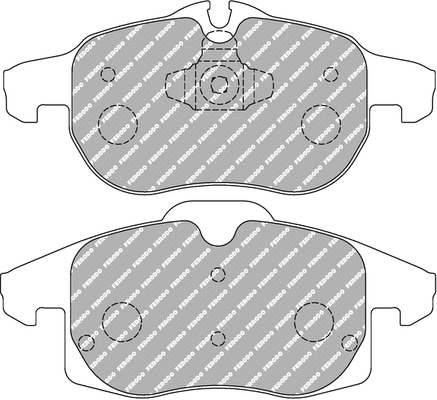 Brake Pad Set, disc brake (FCP1520H)