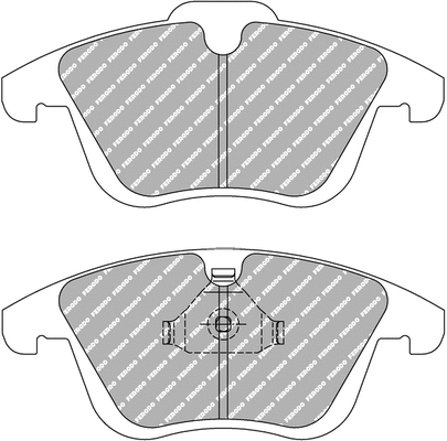Brake Pad Set, disc brake (FCP4045H)