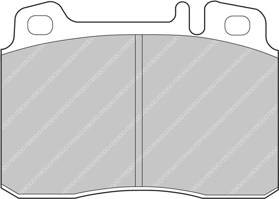 Brake Pad Set, disc brake (FCP646H)