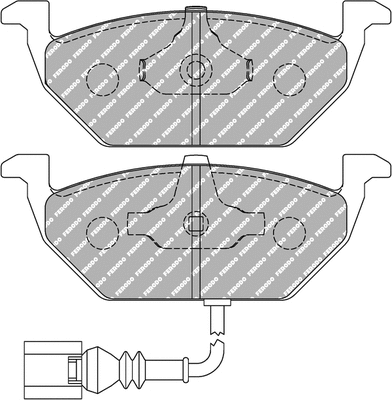 Brake Pad Set, disc brake (FDS1398)