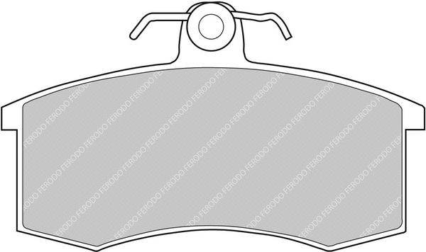 Brake Pad Set, disc brake (FCP527H)