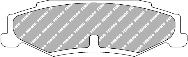 Brake Pad Set, disc brake (FCP1563W)