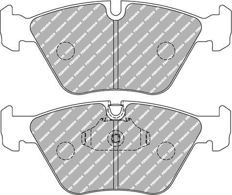 Brake Pad Set, disc brake (FCP1073H)