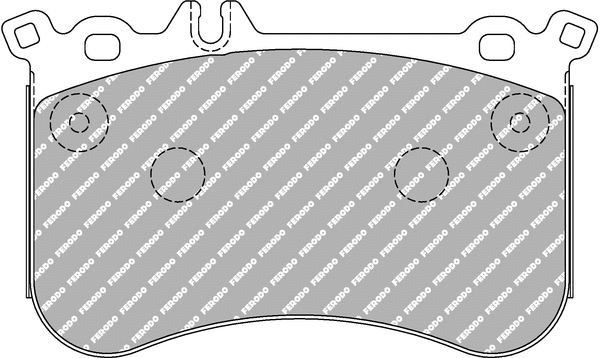 Brake Pad Set, disc brake (FCP4806H)