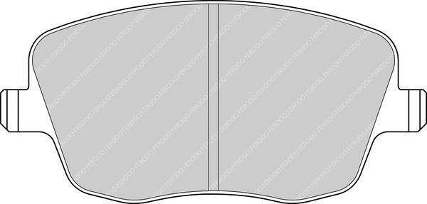 Brake Pad Set, disc brake (FCP1419H)