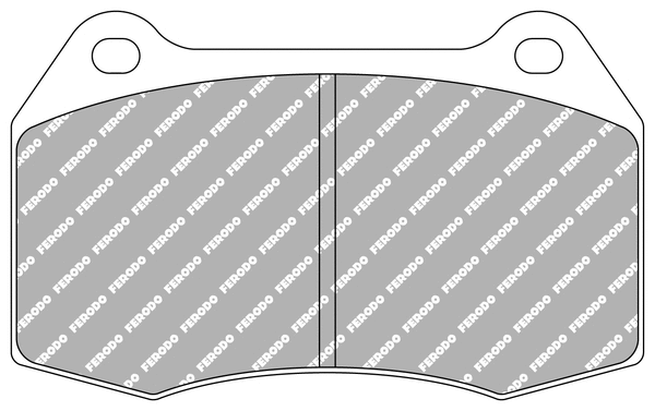 Brake Pad Set, disc brake (FCP1298H)