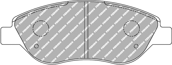 Brake Pad Set, disc brake (FCP1468H)