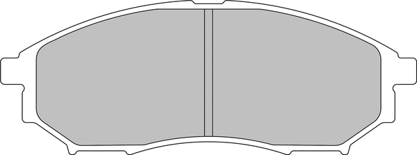 Brake Pad Set, disc brake (FCP1690H)