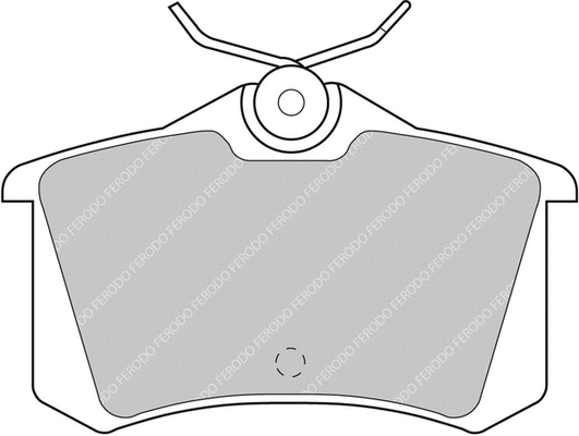 Brake Pad Set, disc brake (FCP726H)