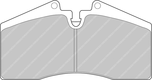 Brake Pad Set, disc brake (FCP560H)