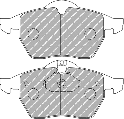 Brake Pad Set, disc brake (FCP1068H)